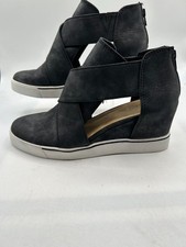 Tênis de skate Maurices Gloria feminino tamanho 9 couro preto biqueira amêndoa 114275 comprar usado  Enviando para Brazil
