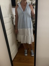 Robe évasée bleu d'occasion  Le Bouscat