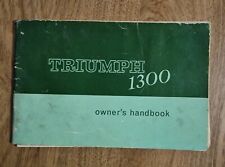 Triumph 1300 including for sale  LIVERPOOL