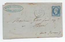 1861 letter olargues d'occasion  Expédié en Belgium