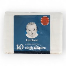 Gerber white prefold for sale  Cumming