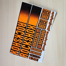 Rockshox fork stickers for sale  TONBRIDGE