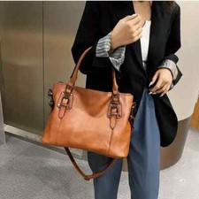 Bolsas de mão femininas bolsa tote couro pu feminina bolsa tiracolo de ombro comprar usado  Enviando para Brazil