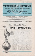 1961 tottenham hotspur for sale  BRAINTREE