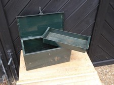 Vintage army toolbox for sale  ASHFORD