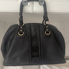 Black leather handbag for sale  WIRRAL