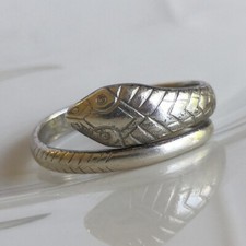 Bague serpent argent d'occasion  Limoges-