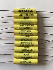 Sprague capacitor 0.022uf for sale  DERBY