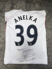 Signed nicolas anelka for sale  BOLTON