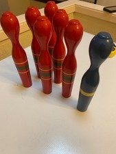 Vintage wooden skittles for sale  CUMNOCK