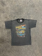 Camisa Harley Davidson Vintage 1930 Modelo “74” 1985 Fábrica de Bicicleta e Museu Tour, usado comprar usado  Enviando para Brazil