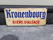 Plaque émailée kronenbourg d'occasion  Lamonzie-Saint-Martin