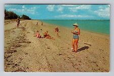 Usado, Captiva Island Beaches FL- Flórida, Shelling Famous Sanibel, Cartão Postal Vintage comprar usado  Enviando para Brazil