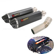 Silenciador esquerdo 51mm pontas de escape tubo médio 51mm para BMW F800GS F650GS F700GS 2008-2017 comprar usado  Enviando para Brazil