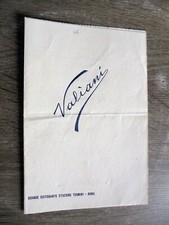 Menù valiani grande usato  Catania
