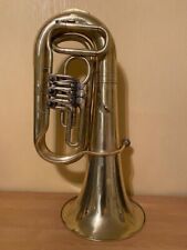Tuba "Es" Leningrado instrumento de sopro bronze trompete latão URSS chifre soviético vintage, usado comprar usado  Enviando para Brazil