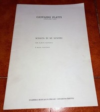 Giovanni platti sonata usato  Italia