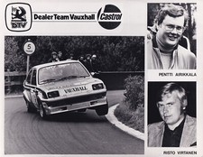 FOTOGRAFIA VAUXHALL CHEVETTE DTV DEALERS TEAM VAUXHALL CASTROL PERÍODO. comprar usado  Enviando para Brazil