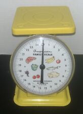 Bancada de cozinha vintage AMERICAN FAMILY SCALE 25 libras.  Yellow Works comprar usado  Enviando para Brazil