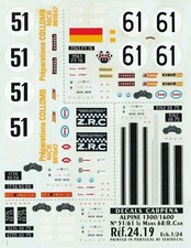 Decalcomanie decals alpine d'occasion  Lillers