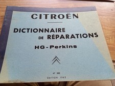 Citroën dictionnaire réparat d'occasion  Besançon