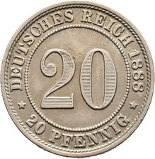 Kaiserreich pfennig 1888 gebraucht kaufen  Schwarzenbach am Wald