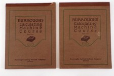 Lot of 2 Books: Burroughs Calculating Machine Course Parts One and Two ©1923 comprar usado Lot of 2 Books: Burroughs Calculating Machine Course Parts One and Two ©1923 comprar usado  Enviando para Brazil