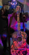 Handgemachte steampunk gitarre gebraucht kaufen  Berlin