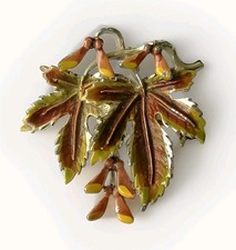 Exquisite leaf brooch for sale  TELFORD