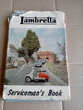 Lambretta servicemans book for sale  KING'S LYNN