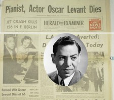 Oscar levant dies for sale  Boerne