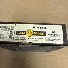 Alambre de soldadura de acero dulce de metal dorado .024 GM50099 segunda mano  Embacar hacia Mexico
