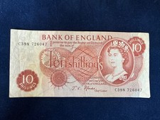 Ten shilling banknote for sale  ARBROATH