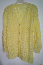 Gelbe strickjacke langarm gebraucht kaufen  Ketzin
