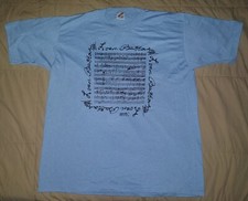 Camiseta vintage 1989 Ludwig Van Beethoven GG anos 80 JERZEES MUSIC COMPOSER SYMPHONY EUA comprar usado  Enviando para Brazil