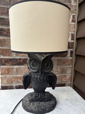Black resin owl for sale  Reading
