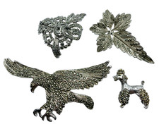 vintage poodle brooch for sale  RUGBY