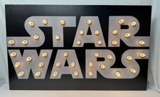 Placa de madeira Pottery Barn Star Wars 8 modos 50 LED Vader Luke Skywalker Jedi comprar usado  Enviando para Brazil