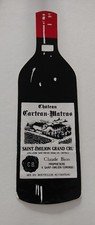 Autocollant bouteille vin d'occasion  Concarneau