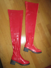 Kunstleder stiefel verknee gebraucht kaufen  Deutschland
