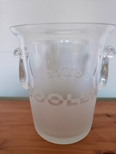 Frosted glass beverage for sale  NEWQUAY