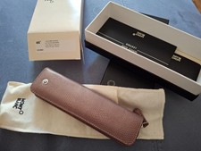 Mont blanc leather for sale  CHRISTCHURCH