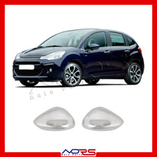 CITROËN C3 COMPATIBLE 2009-2016 COQUE DE RÉTROVISEUR 2 PIÈCES EN ACIER INOX, usado comprar usado  Enviando para Brazil