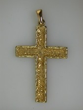 Gelbgold kreuz anhänger gebraucht kaufen  Laupheim