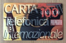 Carta telefonica credito usato  Italia