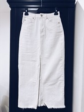 Stradivarius denim midi for sale  LONDON