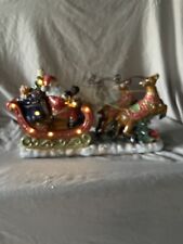 Lighted santa sleigh for sale  Flint