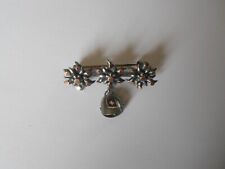Broche métal argenté d'occasion  Rioz