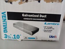 Caixa de 5: Lambro 3-1/4" x 10" x 24" galvanizado 1 peça. Modelo de duto de pilha (L126) comprar usado  Enviando para Brazil