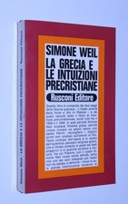 Simone weil grecia usato  Roma